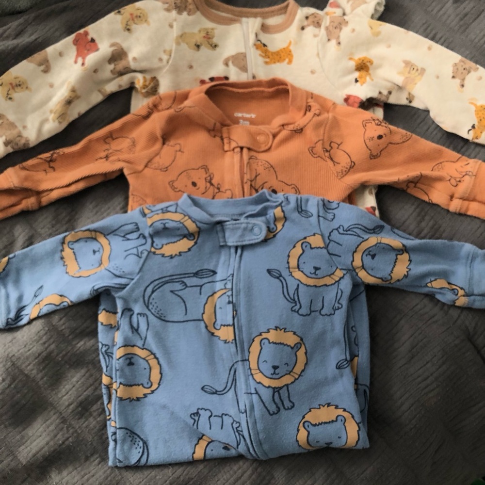 Carter’s Trio Of Baby Boy Onsies